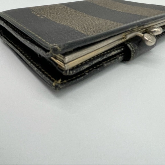 Fendi Pequin Snap Closure and Kisslock Wallet - Picture 14 of 16